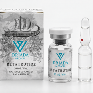 Retatrutida 20mg Driada Medical com água bacteriostática